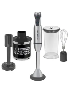 Блендер POLARIS ручной PHB 1583L Silent, металлик