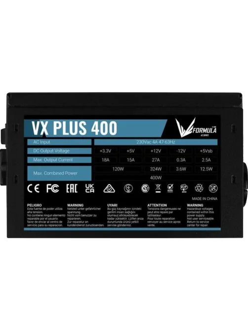 Блок питания Formula ATX 400W AC VX PLUS (20+4pin)(VX PLUS 400)
