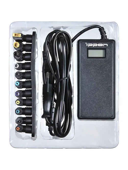 Блок питания Ippon D90U автоматический 90W 15V-19.5V 4.5A (D90U)
