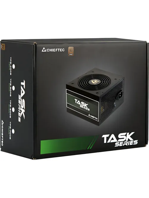 Блок питания Chieftec Task TPS-600S, 600W, 80 PLUS BRONZE, APFC, 12cm fan