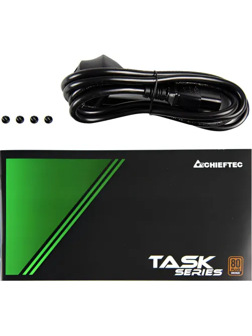 Блок питания Chieftec Task TPS-600S, 600W, 80 PLUS BRONZE, APFC, 12cm fan