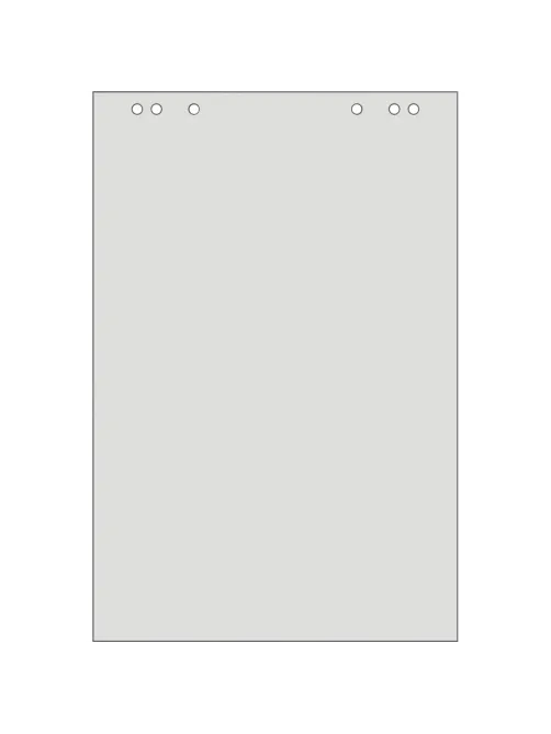 Бумага для флипчартов ECO 600х900 20л 55-60гр.5 бл/уп