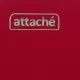Блокнот А4 80л Attache гребень клетка пластик бордов с тиснением