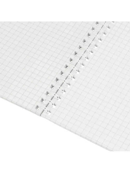 Блокнот А5 60л Attache Metallic Фиолет клетка, греб, картон, фольга