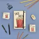 Блокнот SMART JOURNAL А7,250л,10 вид,отрыв.блок,без линовки,микс 3 3-558/03