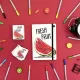 Блокнот SMART JOURNAL А7,250л,10 вид,отрыв.блок,без линовки,микс 3 3-558/03