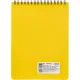 Блокнот А5,60л,кл,спир,пласт.обл,тонир.бл. Attache Bright colours Желтый