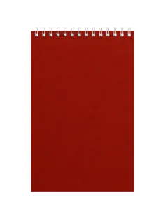Блокнот А5+ 60л клетка гребень OFFICE КРАСНЫЙ 61364