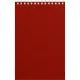 Блокнот А5+ 60л клетка гребень OFFICE КРАСНЫЙ 61364