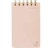 Блокнот BV CUTE A6- 100л линейка гребень TOTAL BEIGE 3-100-005/17