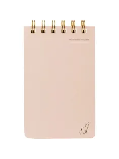 Блокнот BV CUTE A6- 100л линейка гребень TOTAL BEIGE 3-100-005/17