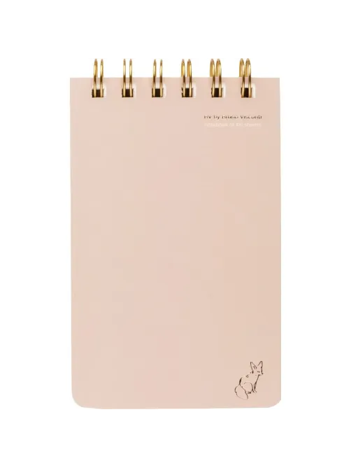 Блокнот BV CUTE A6- 100л линейка гребень TOTAL BEIGE 3-100-005/17