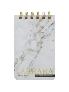 Блокнот BV CUTE A6- 100л линейка гребень CARRARA 3-100-005/07