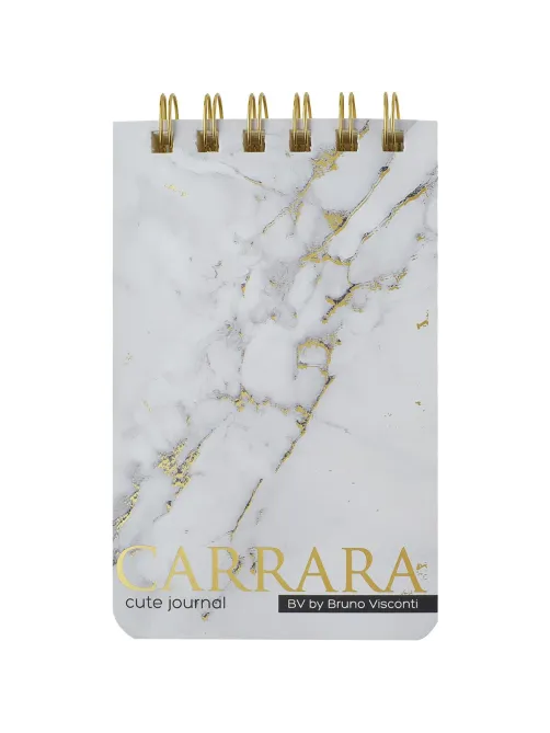 Блокнот BV CUTE A6- 100л линейка гребень CARRARA 3-100-005/07