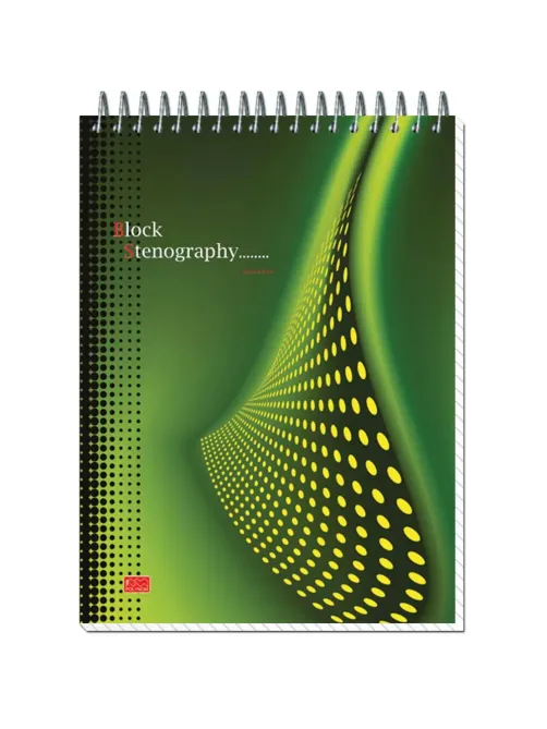 Блокнот на спир.А5 60л.STENOGRAPHY 6с10 клетк 40 в асс.