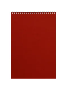 Блокнот А4 60л клетка гребень OFFICE КРАСНЫЙ 61377