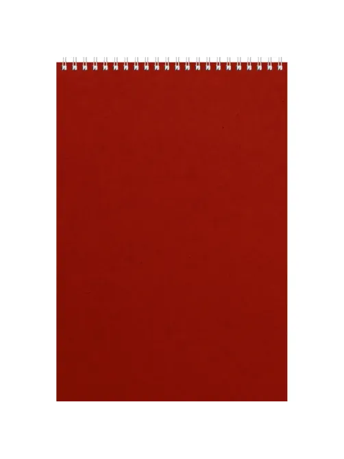 Блокнот А4 60л клетка гребень OFFICE КРАСНЫЙ 61377