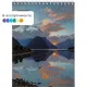 Блокнот А5,80л,клетка,метал.гребень,цв.обложка Природа,в ассорт