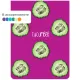 Блокнот SMART JOURNAL А7,250л,10 вид,отрыв.блок,без линовки,микс 3 3-558/03