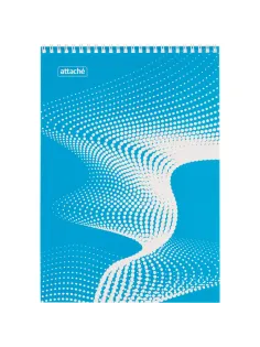 Блокнот А4,40л,клетка,метал.гребень,цв.обложка Forma