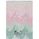 Блокнот А6,60л,кл,греб.верх,обл.мат.лам. Attache Selection Pastel Волны