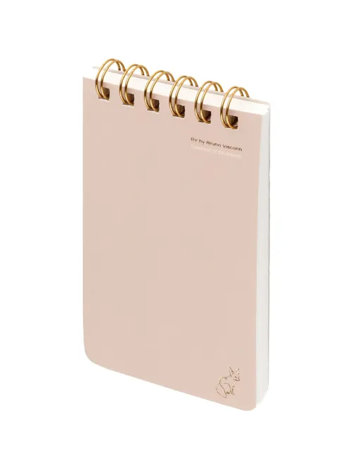 Блокнот BV CUTE A6- 100л линейка гребень TOTAL BEIGE 3-100-005/17