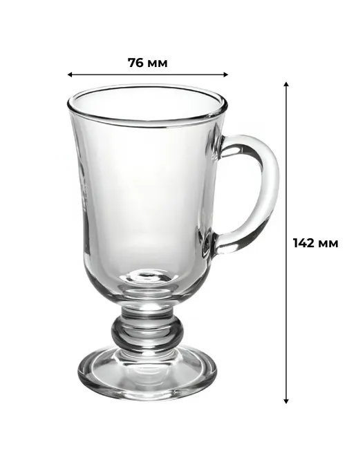 Бокал IrishCoffee200млd=76мм.h=142мм.Глинтв глд12шт/уп(29322/08с1405)/29322
