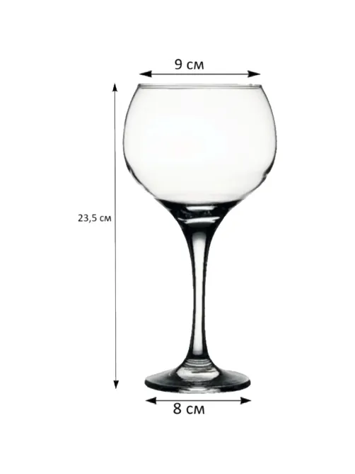 Бокал для коктейля 790 мл. d=90 мм. h=235 мм. Амбассадор 77259  (6шт/уп)