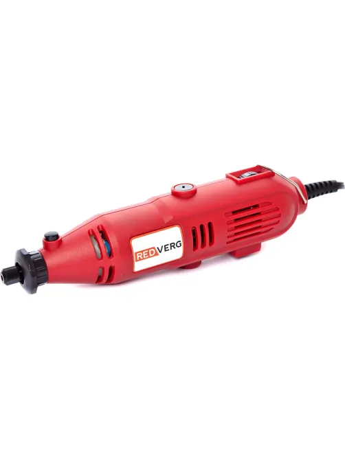 Гравер (шлифмашина прямая) REDVERG RD-MG150, 100 предметов (6621692)