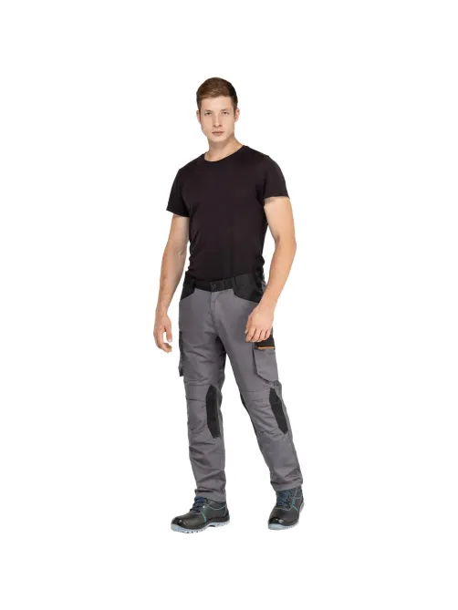 Брюки рабочие летние мужские MACH2 сер/оранж р.3XL (арт.M2PA3GO3X)