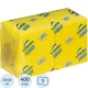 Салфетки бумажные Luscan Profi Pack 1сл24х24 желтые 400шт/уп