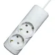 Удлинитель PROGIX PG212 2р/5м/2,2кВт/10А заземление, белый, ПВС 3х0.75