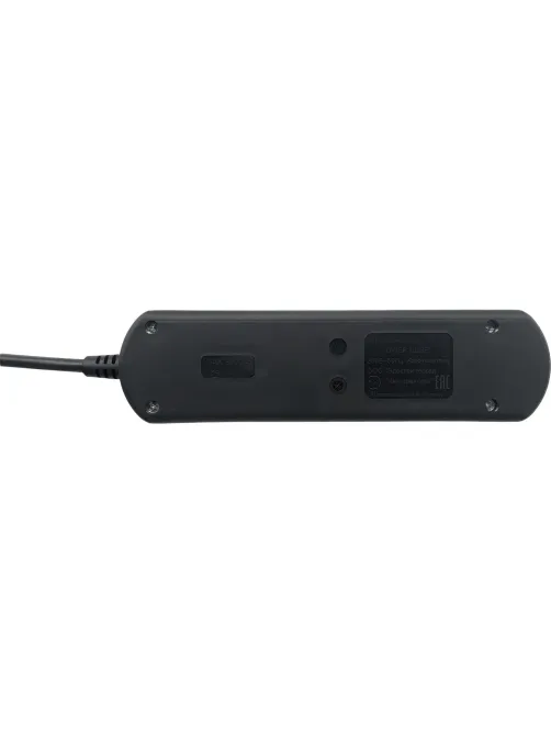 Удлинитель Power Cube 3р/3м без выкл 16А черн (PC-6B-3M)