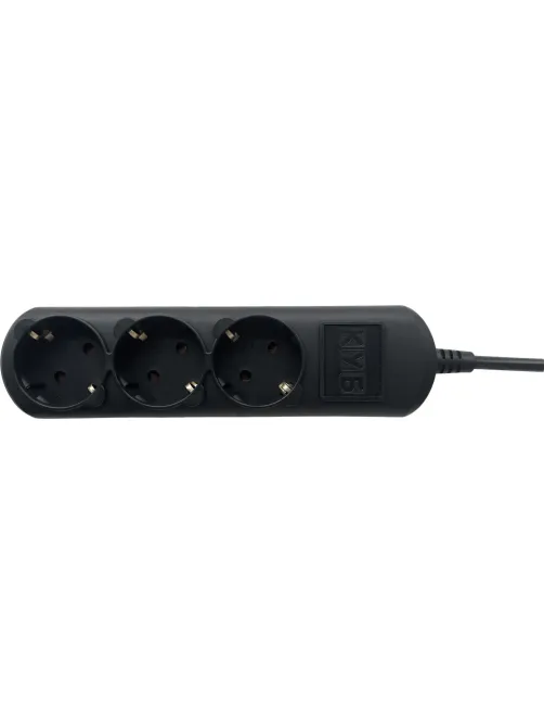 Удлинитель Power Cube 3р/5м без выкл 16А черн (PC-6B-5M)