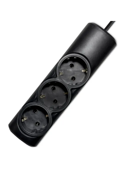 Удлинитель PROGIX PG324 3р/3м/3,5кВт/16А заземление, черный, КГ-ХЛ 3х1.5