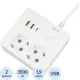 Удлинитель Power Cube, 2р/1.9м выкл.,3USB, 3.5кВт, 16А,3x1,0 белый(PC-1-2M)