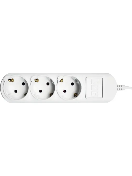 Удлинитель Power Cube 3р/5м без выкл 16А бел (PC-4-5M)