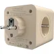 Тройник AGNI 4/220 + 2 USB + 1 Type C, слоновой кости(TP-WJ3U4E-C-ivory)
