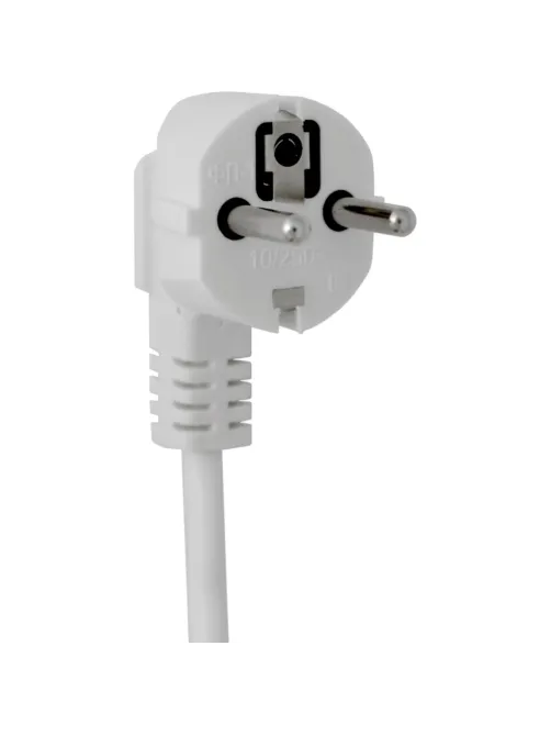 Удлинитель PROGIX PG310 3р/2м/2,2кВт/10А  заземление, белый, ПВС 3х0.75