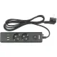 Удлинитель Power Cube, 2р/1.9 м выкл.,3USB, 3.5кВт,16А,3x1,0 черн(PC-5B-2M)