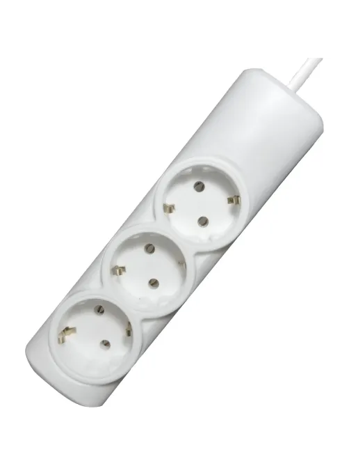 Удлинитель PROGIX PG310 3р/2м/2,2кВт/10А  заземление, белый, ПВС 3х0.75