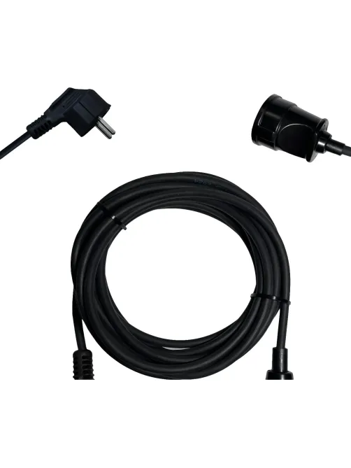 Удлинитель PROGIX PG115 1р/2м/1,5кВт/6А заземление, черный, ПВС 3х0.75