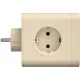 Тройник AGNI 4/220 + 2 USB + 1 Type C, слоновой кости(TP-WJ3U4E-C-ivory)