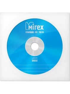 Носители информации CD-R, 48x, Mirex Standard, конверт/1, UL120051A8C