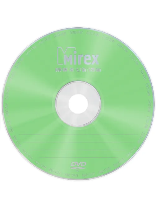 Носители информации DVD-RW, 4x, Mirex, Cake/25, UL130032A4M