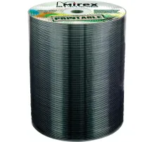Носители информации DVD-R Printable, 16x, Mirex, Bulk/100, UL130028A1T