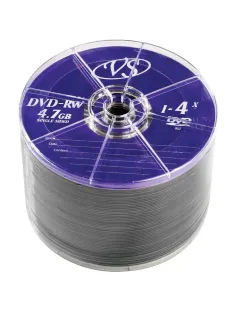 Носители информации DVD-RW, 4x, VS, Bulk/50, VSDVDRWB5001