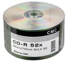 Носители информации CMC CD-R 80 52x Bulk/50