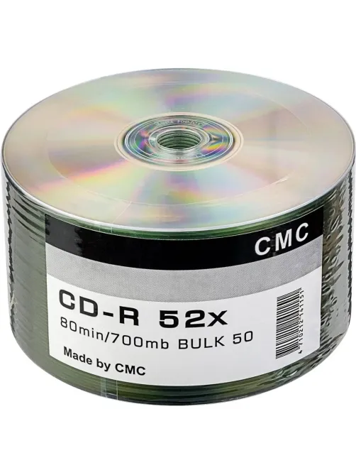 Носители информации CMC CD-R 80 52x Bulk/50