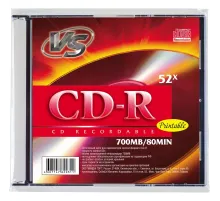 Носители информации CD-R 80 52x, VS, SL Ink Print (5шт/уп)